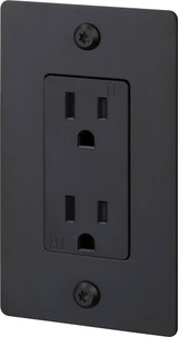 1G Linear Duplex Outlet without Logo 4.75 Inch Tall by Buster Punch - NSC-1G-DO