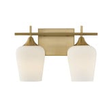 Octave 2 Light Bath Vanity 9.5 Inch Tall and 13.75 Inch Wide by Savoy House - 8-6030-2