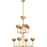 Alberto 8 Light Large 2 Tier Chandelier by Visual Comfort Signature - JN5005