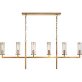 Liaison 6 Light Oversized Linear Chandelier by VC Signature KW 5203BZ-CRG - KW5203