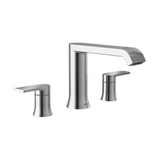 Genta LX Two Handle Roman Tub Faucet Multiple Finishes by Moen - T908