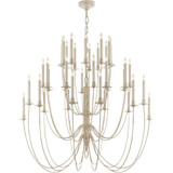 Erika 36 Light Oversized 3 Tier Chandelier by Visual Comfort Signature - TOB5206