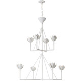 Alberto 8 Light Oversized 2 Tier Chandelier by VC Signature JN 5006BSL - JN5006