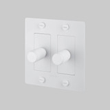 2G LED Cross Dimmer with Logo 4.75 Inch and 4.56 Inch Wide by Buster Punch - NDK-2G-CR-DL