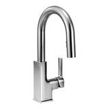 STo One Handle Pulldown Bar Faucet Multiple Finishes by Moen - S62308