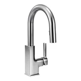 STo One Handle Pulldown Bar Faucet Multiple Finishes by Moen - S62308