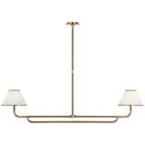 Rigby 2 Light LED Large Linear Chandelier by Visual Comfort Signature - MF5059-L