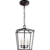 Darlana 3 Light Foyer Small Pendant by Visual Comfort Signature - CHC2175