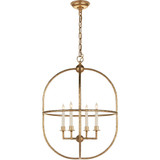 Desmond 4 Light Medium Oval Chandelier by Visual Comfort Signature - CHC2224