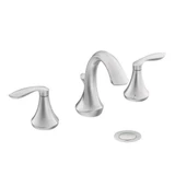 Eva Two Handle Bathroom Faucet Multiple Finishes T6420 by Moen - T6420