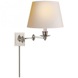 Swing Arm 1 Light Paper Shade Wall Sconce by Visual Comfort Signature - S2000_NP