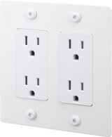 2G Linear Duplex Outlet without Logo 4.75 Inch Tall by Buster Punch - NSK-2G-LN-DO