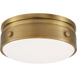 Hicks 11W 1 LED 5.5 Inch Wide Flush Mount by Visual Comfort Signature - TOB4062