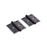 Door Hinge (Set of 2) 3.5 Inch Tall and 3.5 Inch Wide by Buster Punch - NHG-051853