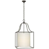 Gustavian 3 Light Linen Large Pendant by Visual Comfort Signature - CHC2167-L