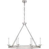 Launceton 6 Light Oversized Oval Chandelier by Visual Comfort Signature - CHC1603