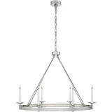 Launceton 6 Light Oversized Oval Chandelier by Visual Comfort Signature - CHC1603