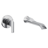Doux One Handle Tub Filler Multiple Finishes by Moen - WTS981