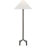 Clifford 15W 1 LED Large Forged Floor Lamp by Visual Comfort Signature - MF1350-L