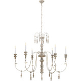 Michele 6 Light Oversized Chandelier by Visual Comfort Signature - SK5004
