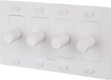 4G LED Cross Dimmer with Logo 4.75 Inch and 8.2 Inch Wide by Buster Punch - NDK-4G-CR-DL