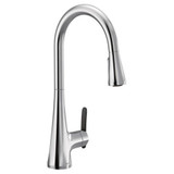 Sinema One Handle Pulldown Kitchen Faucet Multiple Finishes by Moen - S7235