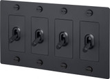 4G Cross Toggle Switch without Logo 8.2 Inch Wide by Buster Punch - NTK-4G-CR-TS