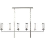 Liaison 6 Light Oversized Linear Chandelier by VC Signature KW 5203BZ-CG - KW 5203