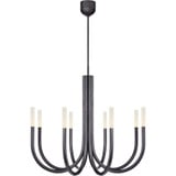 Rousseau 1 Light Oversized Chandelier by Visual Comfort Signature KW5581 - KW5581
