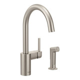 Align One Handle Kitchen Faucet Multiple Finishes 7165 by Moen - 7165