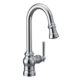 Paterson One Handle Pulldown Single Mount Bar Faucet by Moen - S52003