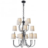 Reed 16 Light Large Chandelier by Visual Comfort Signature - TOB5019