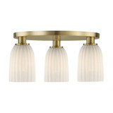 Baldwin 3 Light Flush Mount 8.13 Inch Tall and 18 Inch Wide by Savoy House - 6-1247-3