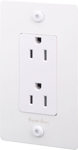 1G Linear Duplex Outlet with Logo 4.75 Inch Tall by Buster Punch - NSC-1G-DOL
