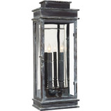 Linear 2 Light Brass Tall Outdoor Wall Lantern by Visual Comfort Signature - CHO2910