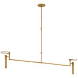 Melange Light Oversized Linear Chandelier by Visual Comfort Signature - KW 5605