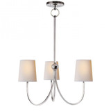 Reed 3 Light Small Chandelier by Visual Comfort Signature TOB5009 - TOB5009