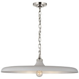 Piatto 15W 1 LED Large Pendant by Visual Comfort Signature - TOB 5116