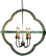 Bolonia 4 Light Medium Chandelier by Terracotta Designs - H5117-4