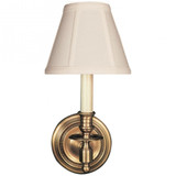 French Library 1 Light Tissue Shade Wall Sconce by Visual Comfort Signature - S2110_T