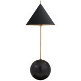 Cleo 1 Light Orb Base Desk Lamp 20.75 x 8 by Visual Comfort Signature - KW 3118
