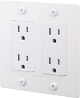 2G Linear Duplex Outlet with Logo 4.75 Inch Tall by Buster Punch - NSK-2G-LN-DOL