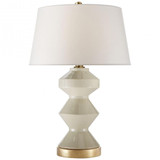 Weller - 1 Light Zig-Zag Table Lamp by Visual Comfort Signature - CHA8666