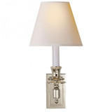 French Library 1 Light Paper Wall Sconce by Visual Comfort Signature - S2210_NP