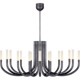 Rousseau 1 Light Oversized Oval Chandelier by Visual Comfort Signature - KW5585