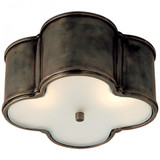 Basil 2 Light 11.25 Inch Wide Flush Mount by Visual Comfort Signature - AH4014