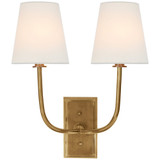 Hulton 2 Light Wall Sconce by Visual Comfort Signature - TOB2191-L