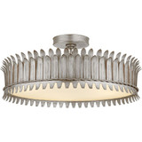 Leslie 32.5W 5 LED 20.75 Inch Semi Flush Mount by Visual Comfort Signature - SK4207
