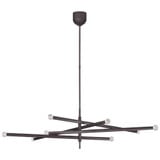 Rousseau 1 Light Oversized Chandelier by Visual Comfort Signature KW5589 - KW5589