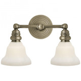 Boston 2 Light Functional Glass Vanity Light by Visual Comfort Signature - SL2932_SLEG
